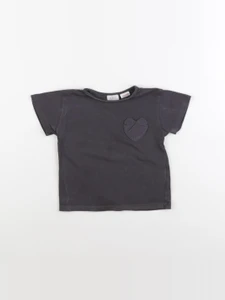 Zara - tee-shirt gris - 12/18 mois
