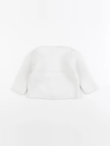 Boutchou - gilet blanc - 9 mois