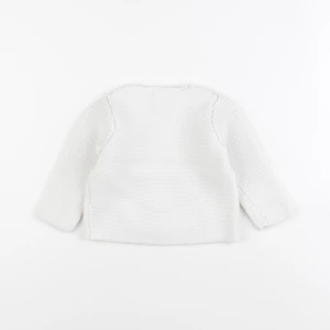 Boutchou - gilet blanc - 9 mois