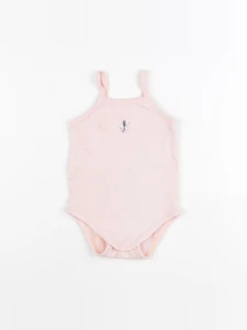 Vertbaudet - body rose - 9 mois