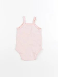 Vertbaudet - body rose - 9 mois