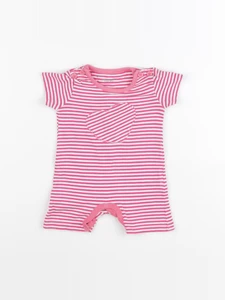 Vertbaudet - combinaison rose - 3 mois