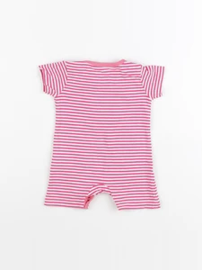 Vertbaudet - combinaison rose - 3 mois