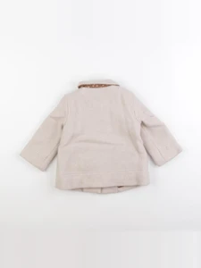 Zara - manteau beige - 12/18 mois