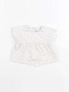 Vertbaudet - tee-shirt blanc - 3 mois