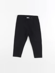 H&M - legging noir - 12/18 mois
