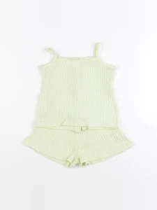 Zara - ensemble jaune - 12/18 mois