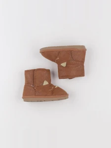 Vertbaudet - chaussons marron - pointure 22