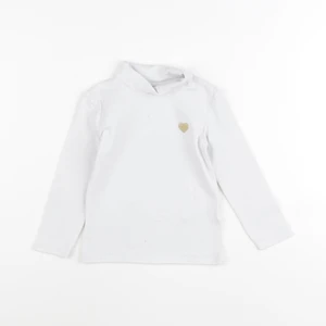 Vertbaudet - sous-pull blanc - 2 ans