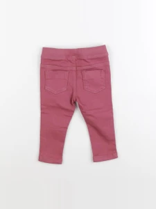 Vertbaudet - jegging rose - 12 mois
