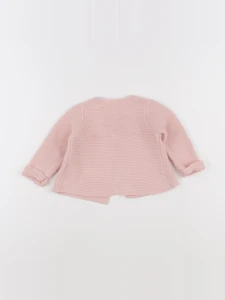 Vertbaudet - gilet rose - 6 mois