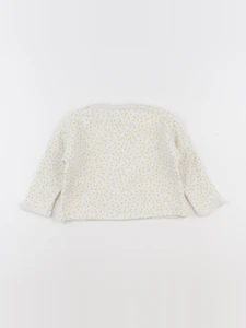 Zara - sweat blanc - 3/6 mois