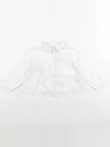 Vertbaudet - blouse blanc - 2 ans