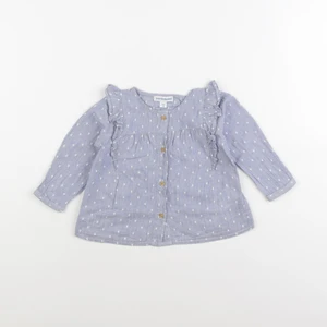 Vertbaudet - blouse bleu - 12 mois