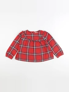 Vertbaudet - blouse rouge - 5 ans