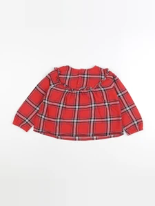 Vertbaudet - blouse rouge - 5 ans
