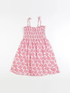 Vertbaudet - robe multicolore - 8 ans