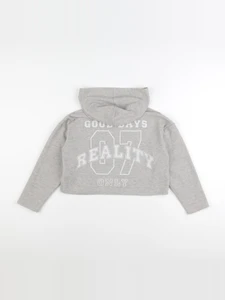 IKKS - sweat imprimé au dos beige - 10 ans