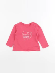 Vertbaudet - tee-shirt rose - 6 mois
