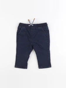 Vertbaudet - pantalon bleu - 6 mois