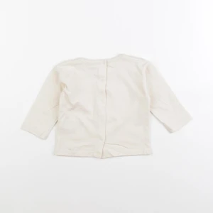 Vertbaudet - tee-shirt beige - 6 mois