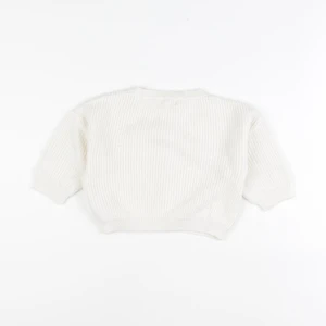 Vertbaudet - gilet blanc - 9 mois