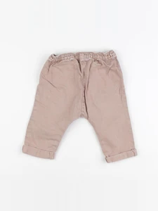 Vertbaudet - pantalon beige - 9 mois