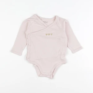 Vertbaudet - body rose - 12 mois
