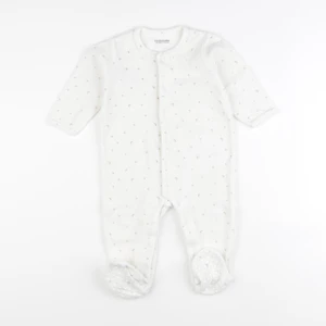 Vertbaudet - pyjama velours blanc, or - 12 mois