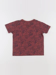 Vertbaudet - tee-shirt rouge - 8 ans