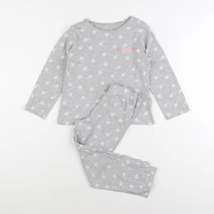 Vertbaudet - pyjama coton gris - 5 ans