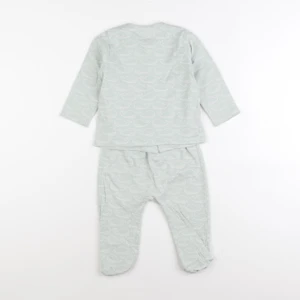 Vertbaudet - pyjama coton vert - 12 mois