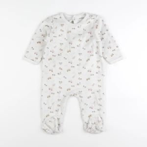 Vertbaudet - pyjama velours beige - 12 mois