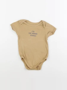 Vertbaudet - body jaune - 12 mois