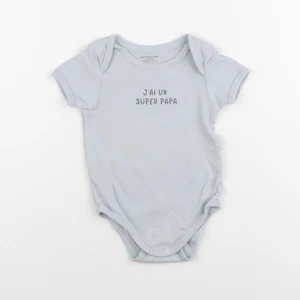 Vertbaudet - body bleu - 12 mois