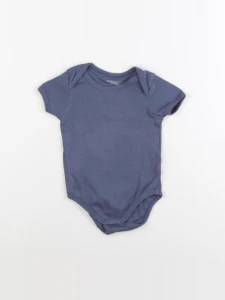 Vertbaudet - body bleu - 12 mois