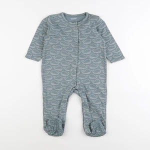Vertbaudet - pyjama coton bleu - 12 mois