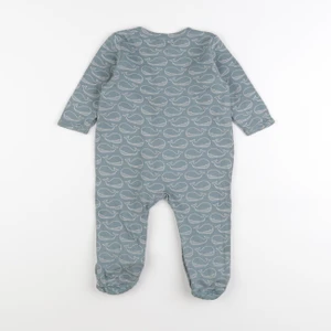 Vertbaudet - pyjama coton bleu - 12 mois