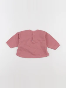 Petit Bateau - sweat rose - 6 mois