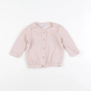 Vertbaudet - sweat rose - 9 mois