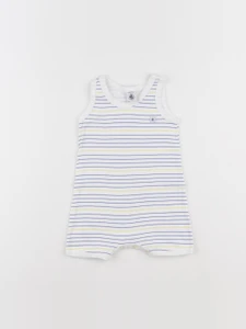Petit Bateau - pyjama coton bleu, jaune - 12 mois