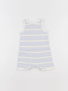 Petit Bateau - pyjama coton bleu, jaune - 12 mois