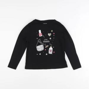 Vertbaudet - tee-shirt noir - 5 ans