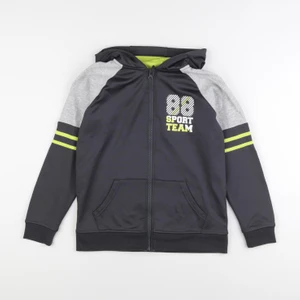 Vertbaudet - sweat gris, jaune - 12 ans