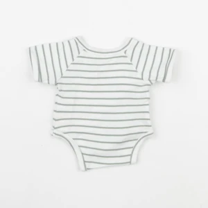 Vertbaudet - body blanc, vert - 0 mois