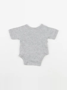 Vertbaudet - body gris - 0 mois