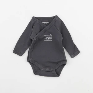 Vertbaudet - body gris - 0 mois