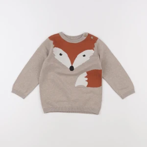 H&M - pull beige - 18/24 mois