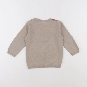 H&M - pull beige - 18/24 mois
