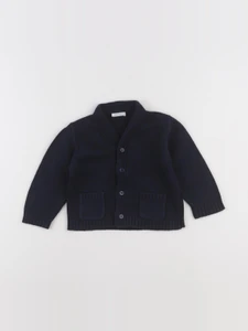 Boutchou - gilet bleu - 12 mois